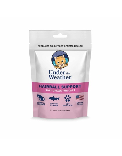 Under the Weather Cat Hairball Support Chews 60 ct.