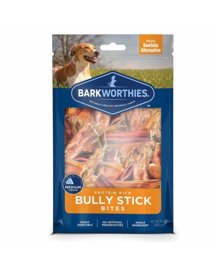 Barkworthies Bully Stick - Bites   - (Net Wt. 10 oz. SURP)