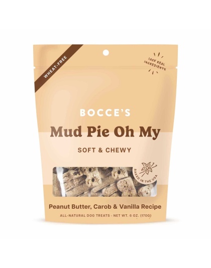 Bocce's Bakery Mud Pie Oh My Soft & Chewy Dog Treats 6oz