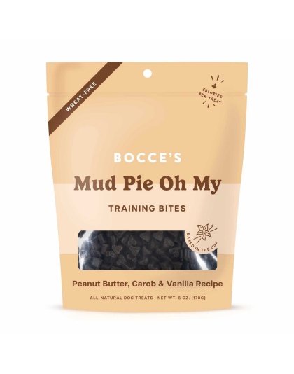 Bocce's Bakery Mud Pie Oh My Training Bites Dog Treats 6oz
