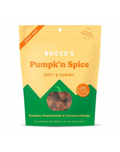 Bocce's Bakery Pumpk'n Spice Soft & Chewy Dog Treats 6oz
