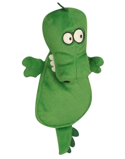 goDog Hear Doggy Gator w/Chew Guard Plush Dog Toy