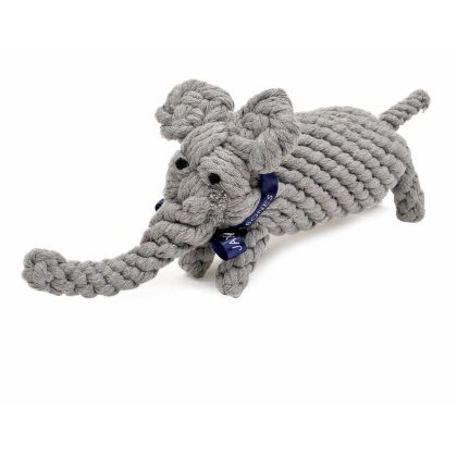 Jax & Bones Coco the Elephant Rope Dog Toy  - Jumbo 13"