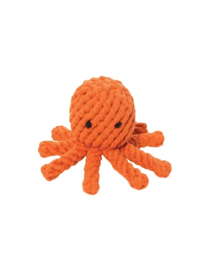 Jax & Bones Elton the Octopus Rope Dog Toy - Large 5"