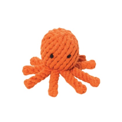 Jax & Bones Elton the Octopus Rope Dog Toy  - Small 3"