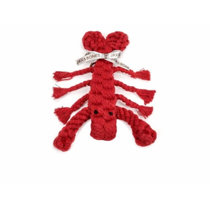 Jax & Bones Louie the Lobster Rope Dog Toy  - Jumbo 12"