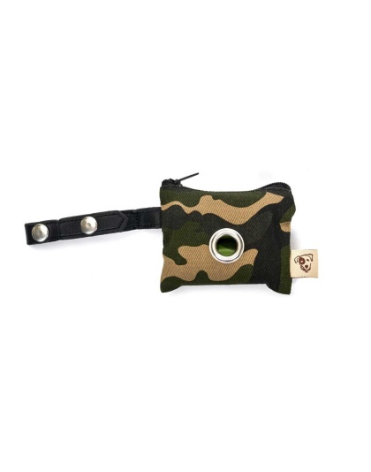 Camouflage Olive and Khaki - Jax & Bones P.U.P. Waste Bag Dispenser