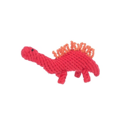 Jax & Bones Stew the Stegosaurus Rope Dog Toy Large 13"