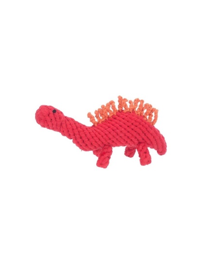 Jax & Bones Stew the Stegosaurus Rope Dog Toy Large 13"