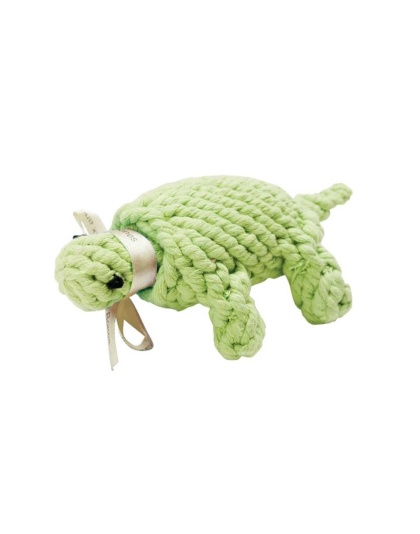 Jax & Bones Ted the Turtle Rope Dog Toy Large 9"