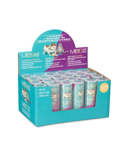 Messy Mutts Pet Hair Lint Rollers Travel Size 24ct