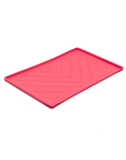 Watermelon - Messy Mutts Silicone Food Mat Raised Edge  - Large 24" x 16"