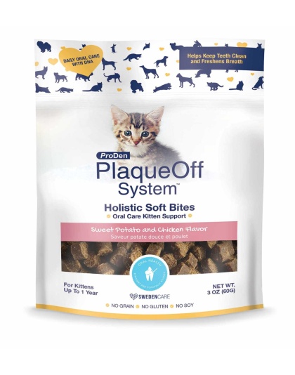 PlaqueOff Holistic Soft Bites CAT - Oral Care Kitten Formula