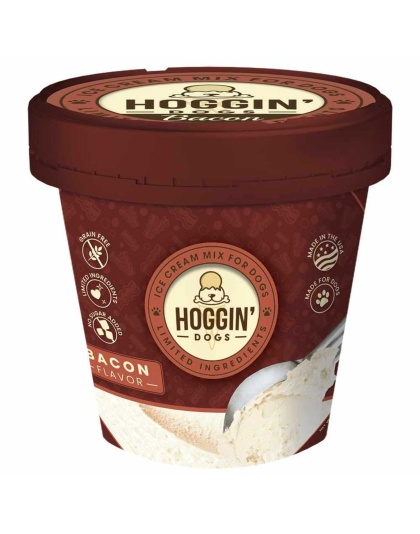 Puppy Cake Hoggin' Dogs Ice Cream Mix Bacon Pint Large 4.65oz
