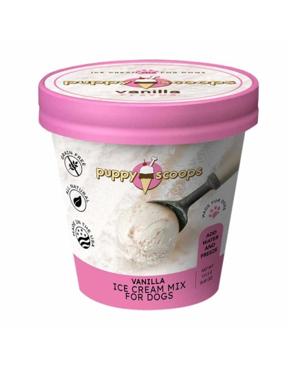 Puppy Cake Scoops Ice Cream Mix Vanilla Pint Large 4.65oz