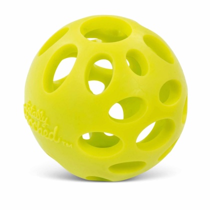 Green - Totally Pooched Huff 'n Puff Ball - Large, 3.1"