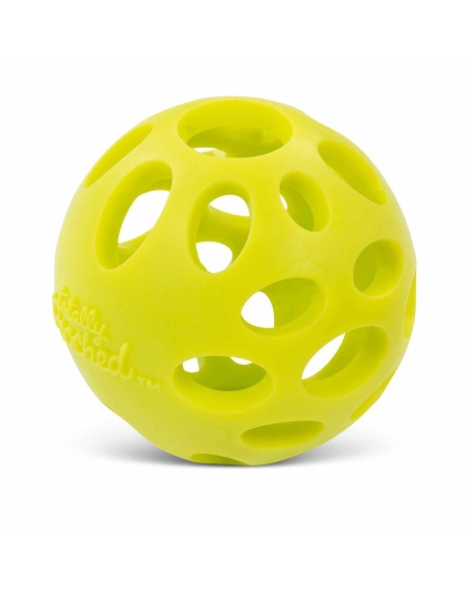 Green - Totally Pooched Huff 'n Puff Ball - Large, 3.1"