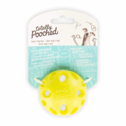 Green - Totally Pooched Huff'n Puff Ball Rubber - 2.5"