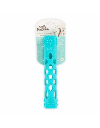 Teal - Totally Pooched Huff'n Puff Stick Rubber  - 10 x2"