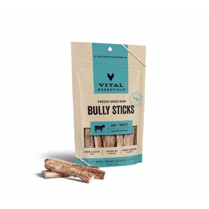 Vital Essentials(R) Freeze-Dried Bully Sticks Dog Treats, 1.4 oz