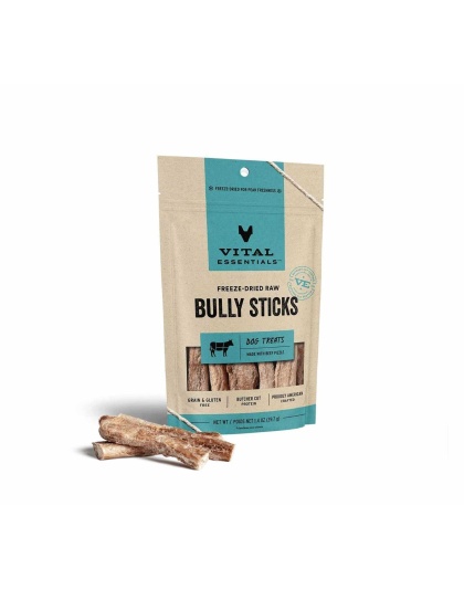 Vital Essentials(R) Freeze-Dried Bully Sticks Dog Treats, 1.4 oz