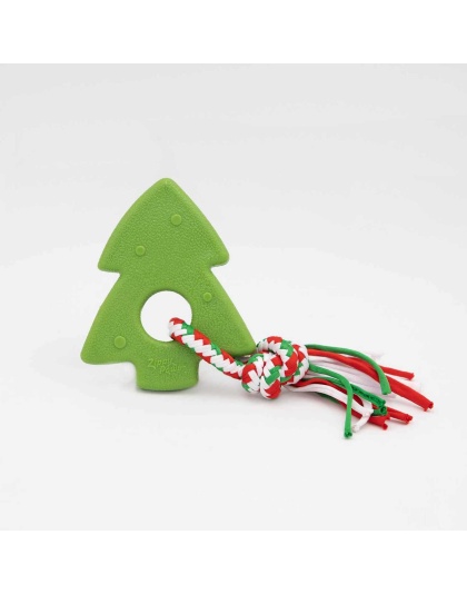 ZippyPaws Holiday ZippyTuff Teether Christmas Tree Dog Chew Toy - LLB Only