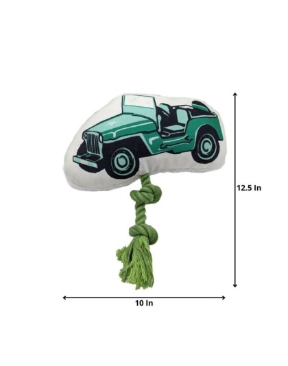 Army Jeep & Soldier - Retro Military Plush Toy Combo