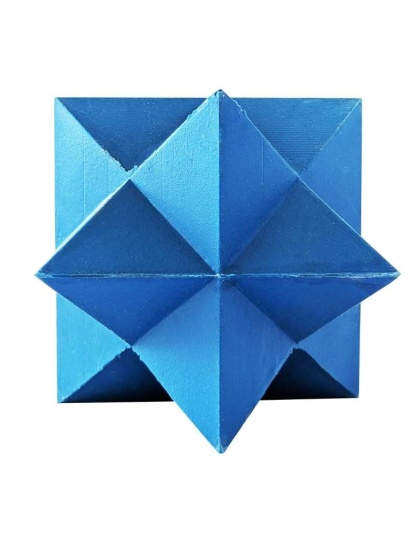 Eco-Friendly Blue Star TPR Dog Chew Toy