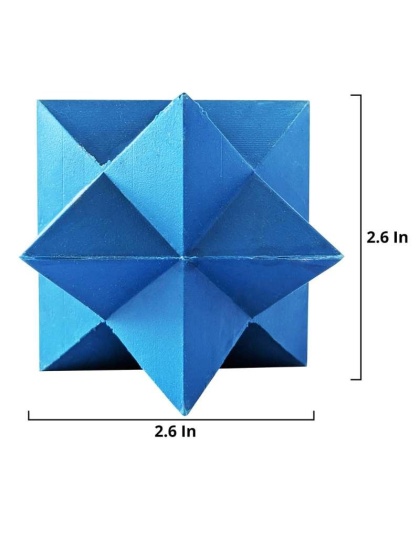 Eco-Friendly Blue Star TPR Dog Chew Toy