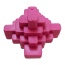 Pink - Geometric TPR Dog Chew Toy