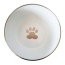 DUROBOLZ Deep Bowl with Rubber Bottom and Paw Print - 16 oz