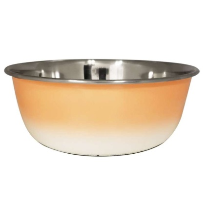 Coral Peach - DUROBOLZ Ombre Deep Bowl with Rubber Bottom - 16 oz