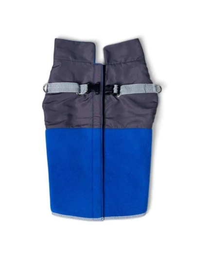 Royal Blue - 2-in-1 Travel Dog Vest With Built In Harness - Medium