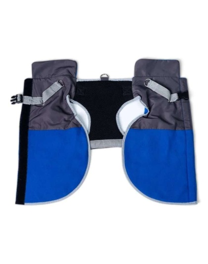 Royal Blue - 2-in-1 Travel Dog Vest With Built In Harness - Large