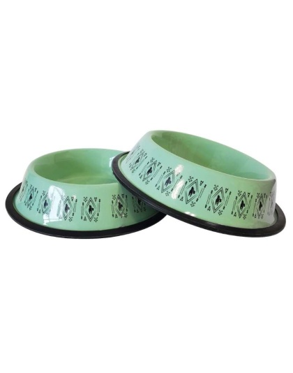 Mint - Stainless Steel Unicorn Boho Design Dog Bowl - 24oz