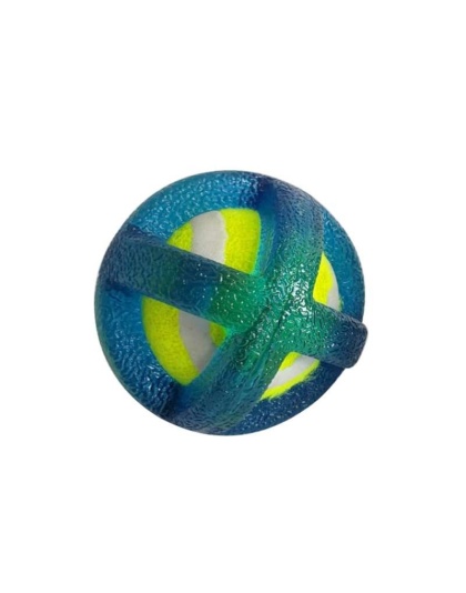 Blue - TPR Coated Dog Agility Tennis Ball - Large (3.5")