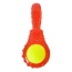 Boomerang, 3-Bone Squeaker, Orange Squeaker - Tennis Ball Dog Toy Variety Pack