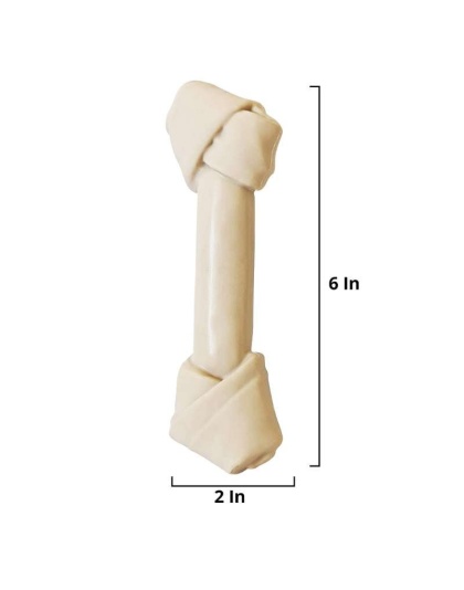 Tough & Durable Nylon Dog Chew Toy Bone - Large (7.8" x 3.5")