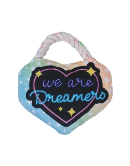 Heart & Space Panda - We Are Dreamers Plush Dog Toy Combo