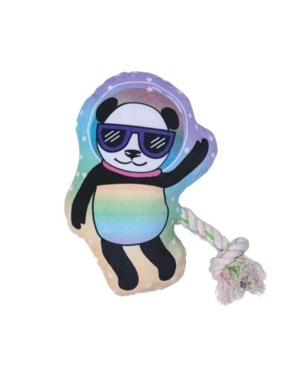 Heart & Space Panda - We Are Dreamers Plush Dog Toy Combo
