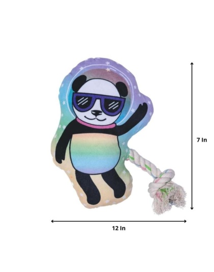 Heart & Space Panda - We Are Dreamers Plush Dog Toy Combo