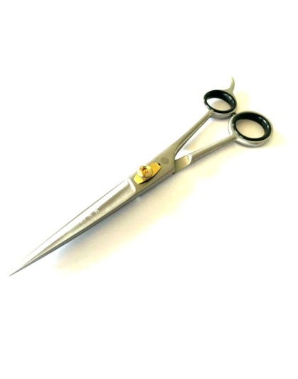 Adjustable High Quality Dog Grooming Hair Salon Grooming Shears Scissors Satin Finish - 8"