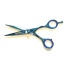German Stainless Professional Dog Pet Grooming Shears Blue Color  - 5.5"