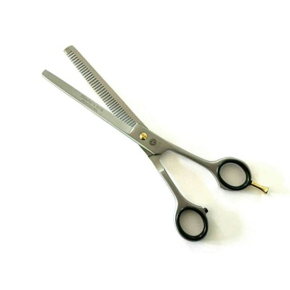 Professional German Dog Cat Pet Single Teeth Hair Trimming Thinning Scissors Shears Hashir's 00786 - 7.5"