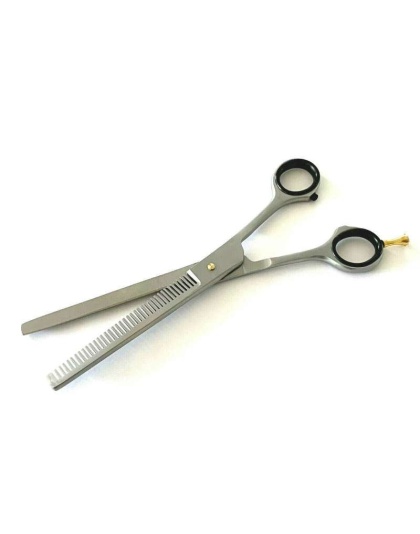 Professional German Dog Cat Pet Single Teeth Hair Trimming Thinning Scissors Shears Hashir's 00786 - 7.5"