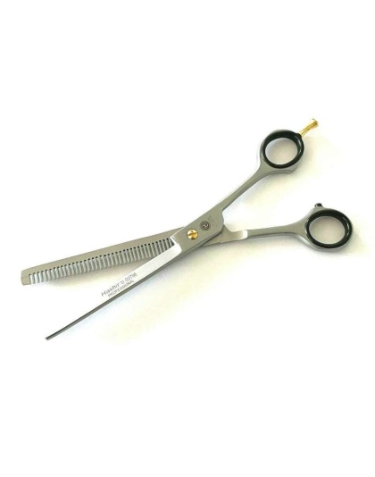 Professional German Dog Cat Pet Single Teeth Hair Trimming Thinning Scissors Shears Hashir's 00786 - 7.5"