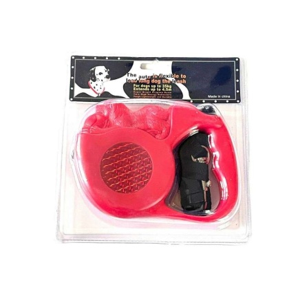 Reflective Retractable Pet Dog Leash Up to 4.5m Long 35kg 77lbs Krypton Beam