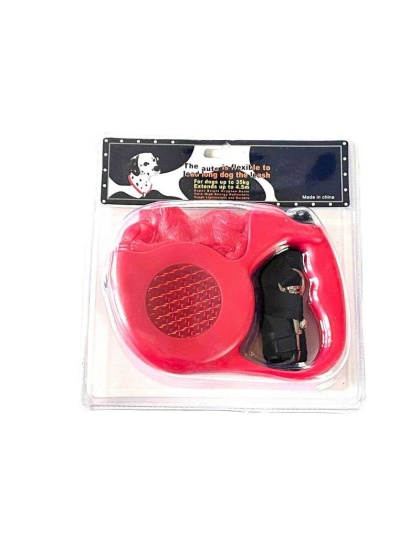 Reflective Retractable Pet Dog Leash Up to 4.5m Long 35kg 77lbs Krypton Beam