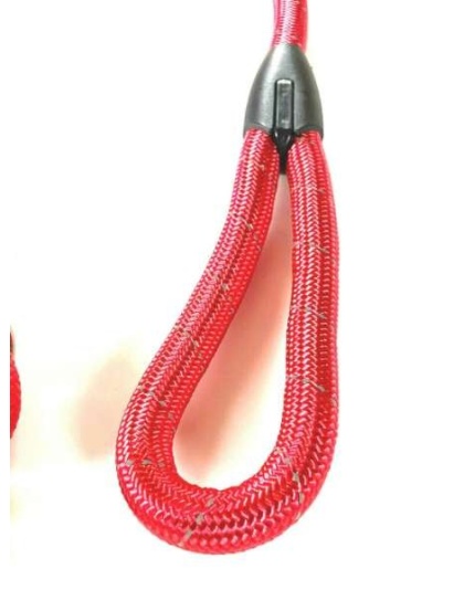 Large Dog Leash Rope Heavy Duty Red Reflective Nylon Material Excellent 3ft Size Red