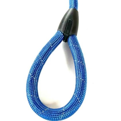 Large Dog Leash Rope Heavy Duty Reflective Nylon Material Excellent 3ft Size Blue